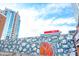 Artistic mural backdrop with city buildings, adding an urban flair to the surroundings at 501 S Bloodworth St # 104, Raleigh, NC 27601