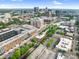 This aerial view showcases the cityscape with modern buildings, lush greenery, and a vibrant urban environment at 510 Glenwood Ave # 510, Raleigh, NC 27603