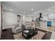 Open living room and dining area with modern furnishings at 623 Oakgrove Dr, Graham, NC 27253