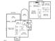 Detailed floor plan showcasing the layout of the house, including the deck and patio at 8504 Boot Ct, Raleigh, NC 27615