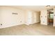 Bright open floor plan with modern flooring, neutral paint, and convenient access to kitchen at 942 S Fifth St, Mebane, NC 27302