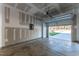 Unfinished garage space with painted walls and visible hardware at Lot 7 Cooper St, Sanford, NC 27330
