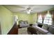 Cozy living room with neutral-toned furniture, creating a welcoming and comfortable space at 1011 Wyldewood Rd, Durham, NC 27704