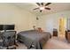 Spacious bedroom features a ceiling fan and ample room for study space at 11 Grifton Pl, Durham, NC 27704