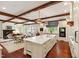 Open-concept kitchen with a seamless transition to the living area at 118 Duncansby Ct, Cary, NC 27511