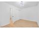 Spacious bedroom with a closet and a doorway entrance, bathed in natural light at 121 Ladybug Ln, Chapel Hill, NC 27516