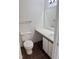 Bathroom featuring a toilet and vanity at 1321 Crab Orchard Drive # 203, Raleigh, NC 27606