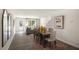 Bright and airy living and dining area with access to the outdoors and stairway at 192 Holmes Corner Dr, Smithfield, NC 27577