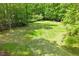 Expansive, well-manicured backyard with mature trees offers ample space and privacy at 2008 Elizabeth Ct, Clayton, NC 27520
