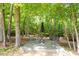Outdoor seating area under the trees at 2008 Elizabeth Ct, Clayton, NC 27520