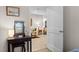 Cozy bedroom with natural light and a view to the living area at 212 Orange St, Oxford, NC 27565