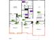 Second floor plan showing primary bedroom, bathrooms, loft, laundry, and additional bedrooms at 580 Thomas Gage Dr, Fuquay Varina, NC 27526