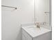 Bathroom features a vanity, a mirror, and a bronze faucet at 60 Rosewood Ln, Youngsville, NC 27596