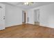 Bright living room features hardwood floors and neutral walls at 605 Dunbar St, Durham, NC 27701