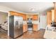 Well-equipped kitchen with stainless steel appliances, ample counter space, and modern cabinetry at 722 E Pine Ave, Wake Forest, NC 27587