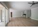 Spacious basement area with a partial kitchen and walkout access at 7805 Ailesbury Rd, Wake Forest, NC 27587