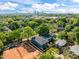Aerial view of new construction showing proximity to the city at 805 Tower St # 102, Raleigh, NC 27607