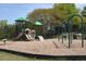 Well-maintained community playground with slide and swing set surrounded by trees at 8511 Bright Loop, Raleigh, NC 27613