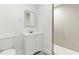 Bathroom features a vanity with a mirror, toilet, and tiled shower with a glass door at 101 Easton Ct, Garner, NC 27529