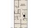 Second floor plan featuring the primary bedroom with ensuite bath, two bedrooms, a full bath, and a utility room at 106 S Chubb Rdg, Wilson's Mills, NC 27520