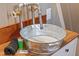 Close-up of sink with custom metal plumbing at 1112 Western Ave, Rocky Mount, NC 27804