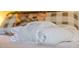 Close up of fresh linens on the bed at 1112 Western Ave, Rocky Mount, NC 27804