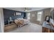 Inviting bedroom featuring plush bedding, soft lighting, and neutral tones at 112 Tillburg Ln, Hurdle Mills, NC 27541