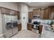 Bright kitchen featuring stainless steel appliances, granite countertops, and updated cabinetry at 112 Tillburg Ln, Hurdle Mills, NC 27541