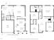 Detailed floor plan showcasing the layout of a two-story home with labeled rooms and dimensions at 1145 Raven Perch Dr, Wendell, NC 27591