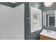 Updated bathroom featuring a bright white shower, and modern fixtures at 1219 Junction Rd, Durham, NC 27704