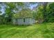 Charming one-story home with light blue siding and lush green lawn at 1219 Junction Rd, Durham, NC 27704