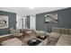 Comfortable living area with contemporary furnishings and decor, bathed in natural light at 1219 Junction Rd, Durham, NC 27704