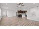 Open-concept living space featuring modern finishes and a seamless flow to the kitchen at 140 Azure Mist Dr, Raleigh, NC 27610