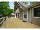 Spacious back deck perfect for outdoor entertaining and relaxing at 1915 Redding Ln, Durham, NC 27712