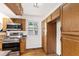 Updated kitchen with stainless steel appliances and ample cabinet space at 1915 Redding Ln, Durham, NC 27712