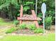 Horsecreek community sign on a stone base at 2100 Possum Trot Rd, Wake Forest, NC 27587