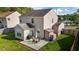 Backyard patio with room for outdoor dining and entertaining at 2503 Macdougall Dr, Burlington, NC 27217