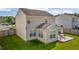 Backyard with outdoor seating area, perfect for enjoying a meal outside at 2503 Macdougall Dr, Burlington, NC 27217