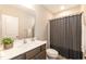 Basement bathroom with updated finishes at 273 Scarlet Tanager Cir, Holly Springs, NC 27540