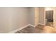 Basement bathroom with shower and updated finishes at 273 Scarlet Tanager Cir, Holly Springs, NC 27540