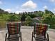 Inviting patio area with outdoor seating, perfect for relaxation and enjoying the view at 3315 Denada Path, Durham, NC 27707