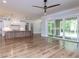 Large living room with seamless flow to the gourmet kitchen and outdoor spaces at 40 Ridgeline Ct # 10, Pittsboro, NC 27312