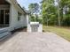 Outdoor kitchen is perfect for entertaining on the stone paved patio at 40 Ridgeline Ct # 10, Pittsboro, NC 27312
