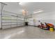 A spacious, bright garage, freshly painted, offering ample storage and workspace for vehicles and projects at 4005 Colleen Way, Kittrell, NC 27544