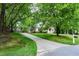 Charming home with well-manicured lawn, long driveway, and mature trees at 5112 Wolcott Ct, Fuquay Varina, NC 27526