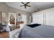 Bright bedroom features a walk-in closet and an en-suite bath at 754 Epps Clark Rd, Siler City, NC 27344