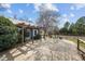 Charming deck with a wooden pergola, overlooking a lush yard, ideal for outdoor entertaining and relaxation at 754 Epps Clark Rd, Siler City, NC 27344