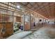 Barn with stalls, hay storage and individual runs for each horse at 754 Epps Clark Rd, Siler City, NC 27344