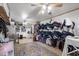 Spacious tack room with ample storage for saddles and equestrian equipment with washer and dryer at 754 Epps Clark Rd, Siler City, NC 27344