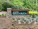 Lochmere Birkhaven community sign with stone accents and professional landscaping at 106 Birkhaven Dr, Cary, NC 27518